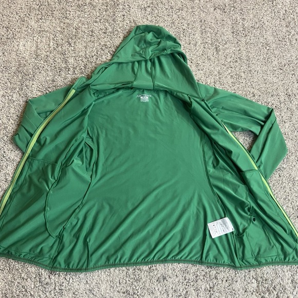 Arc'teryx Womens Jacket Medium Green Hoodie Full Zip Lightweight Polyester - Picture 5 of 10